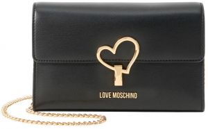 Love Moschino Listová kabelka  čierna