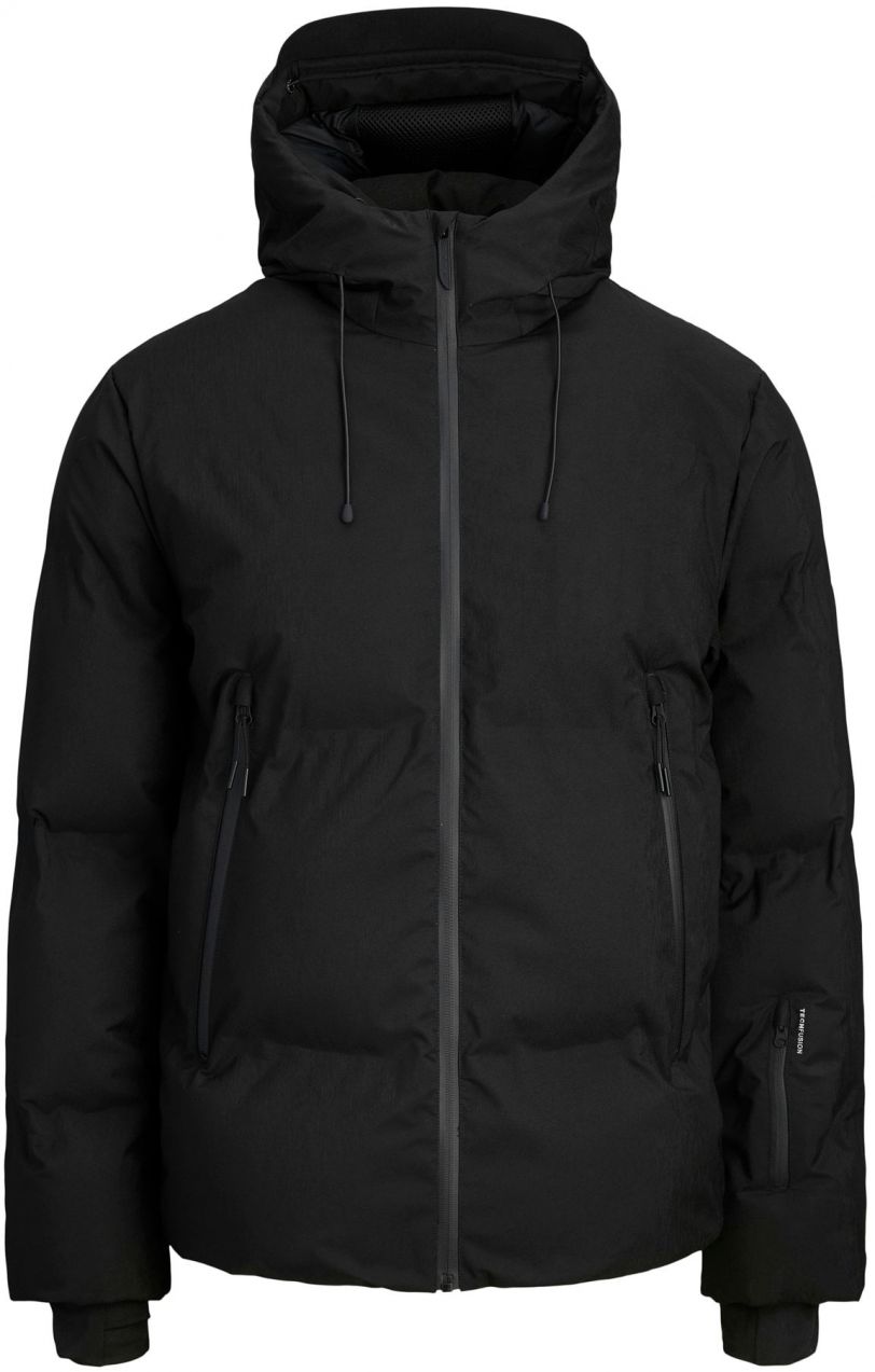 JACK & JONES Zimná bunda 'JCOFUSION'  čierna