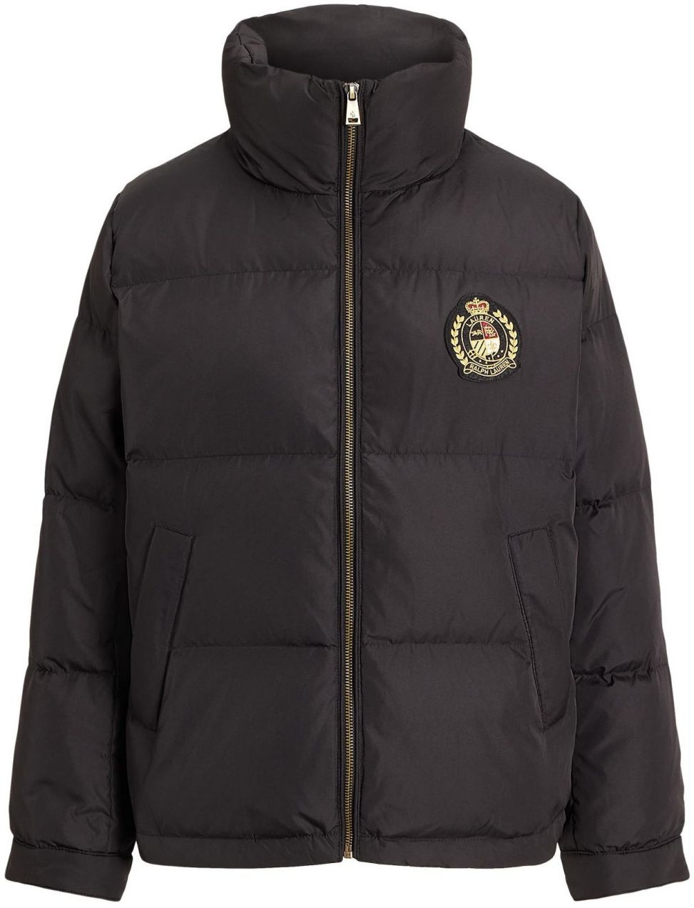 Lauren Ralph Lauren Prechodná bunda  zlatá / rubínová / čierna / biela