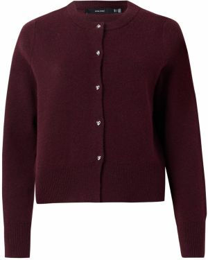 VERO MODA Kardigán 'VMKACY'  vínovo červená
