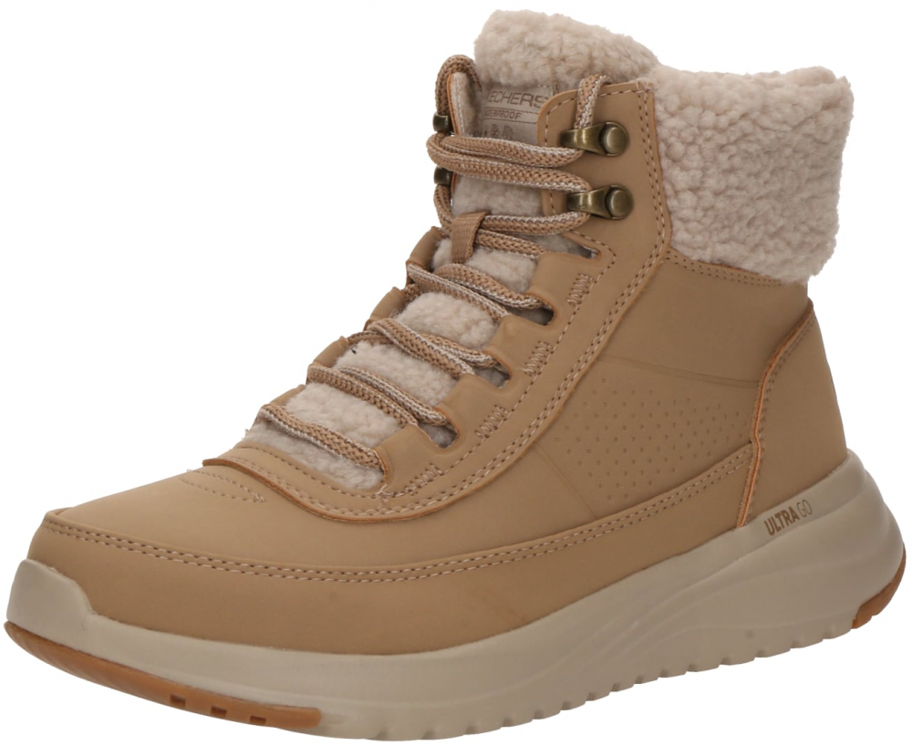 SKECHERS Šnurovacie členkové čižmy 'ON-THE-GO STELLAR'  svetlohnedá