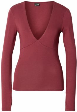 Gina Tricot Tričko  burgundská