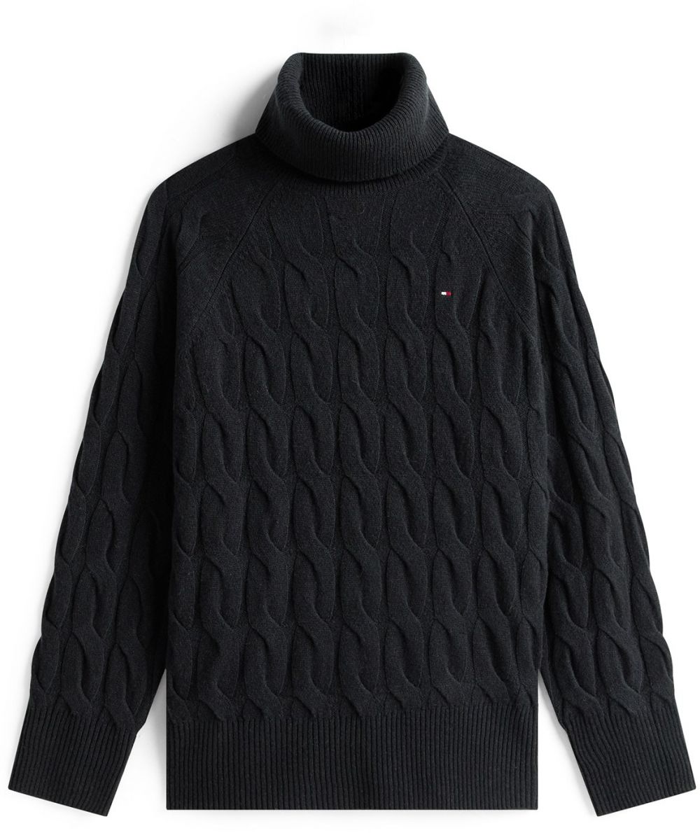 TOMMY HILFIGER Sveter  čierna