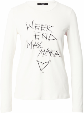 Weekend Max Mara Tričko 'RENOIR'  čierna / biela