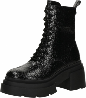STEVE MADDEN Šnurovacie členkové čižmy 'Tossup'  čierna