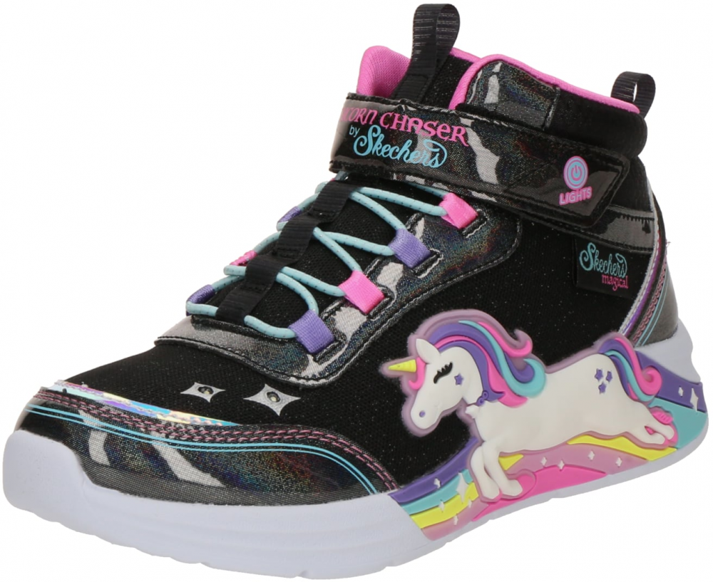 SKECHERS Tenisky 'UNICORN CHASER'  svetlomodrá / fialová / ružová / čierna