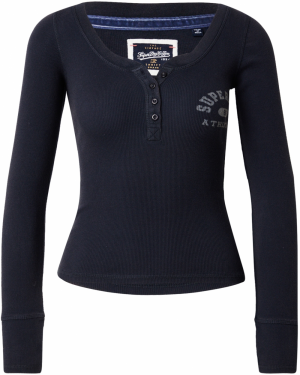 Superdry Tričko 'ATHLETIC'  námornícka modrá / svetlosivá