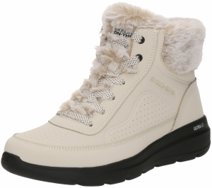 SKECHERS Šnurovacie členkové čižmy 'GLACIAL ULTRA - MOUNTAIN MUSE'  béžová