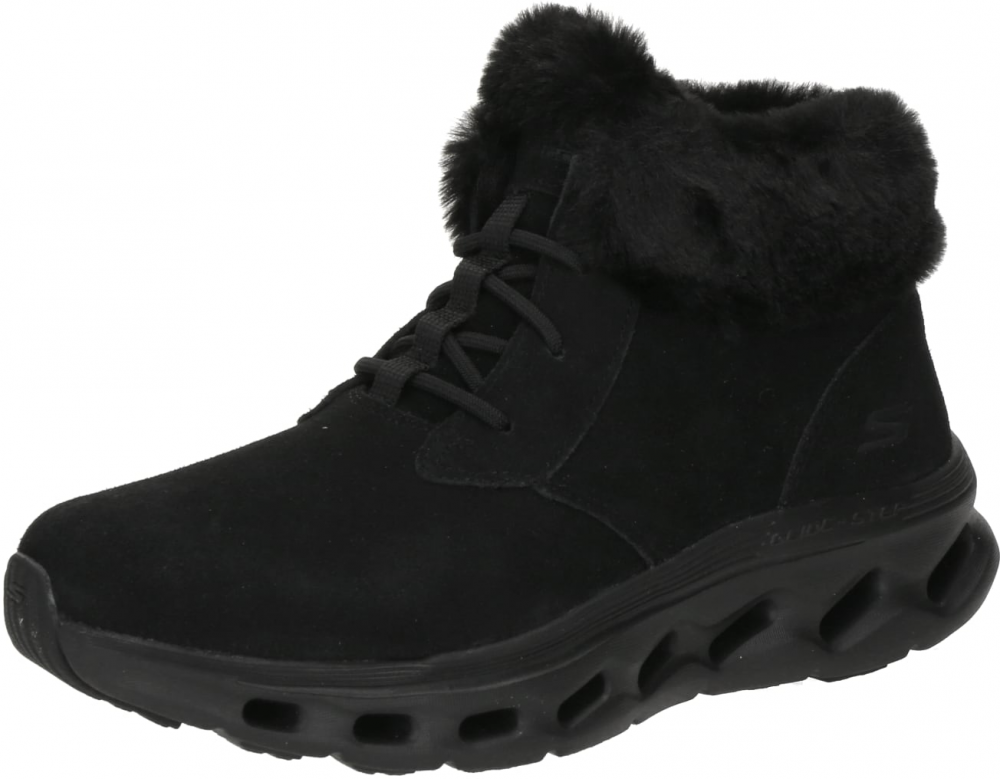 SKECHERS Šnurovacie členkové čižmy 'GO WALK GLIDE-STEP 2.0'  čierna