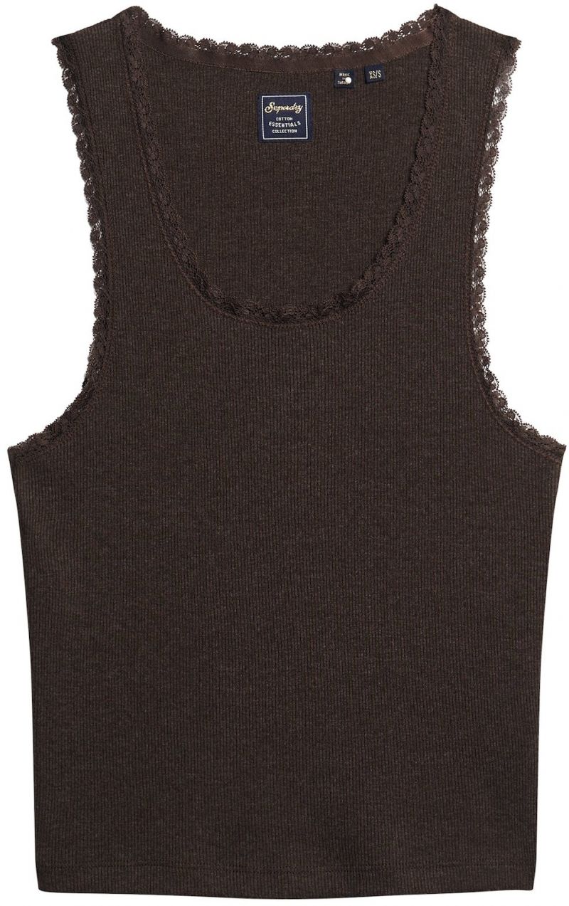 Superdry Top  čokoládová