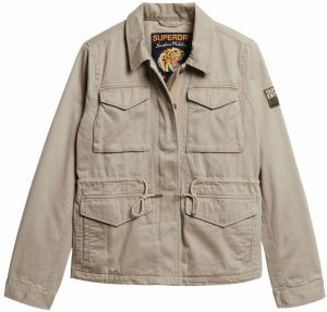 Superdry Prechodná bunda 'Military M65'  svetlobéžová