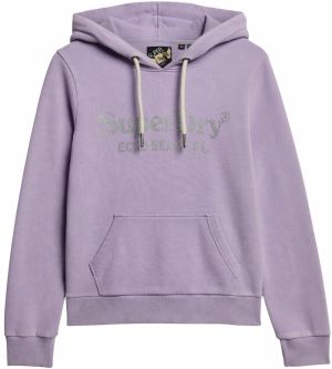 Superdry Mikina 'Venue'  fialová / strieborná