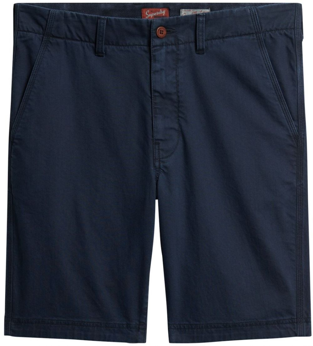 Superdry Chino nohavice  námornícka modrá