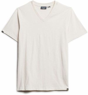 Superdry Tričko  šedobiela
