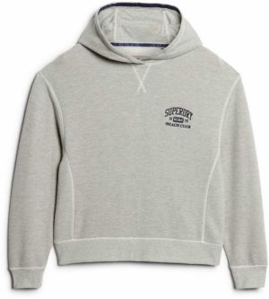 Superdry Mikina 'Athletic Essentials'  sivá melírovaná / čierna