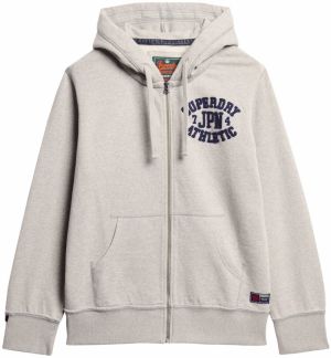 Superdry Tepláková bunda  námornícka modrá / sivá