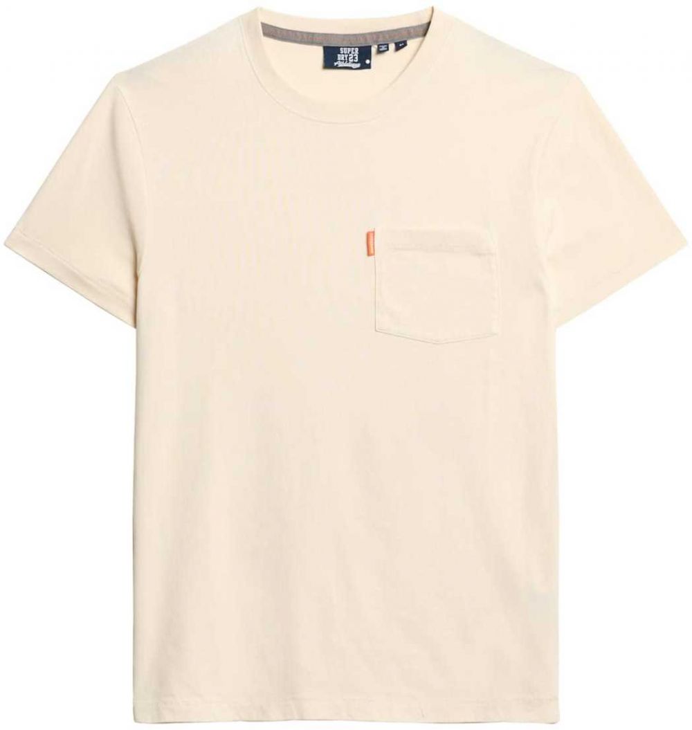 Superdry Tričko 'Essential'  svetlobéžová