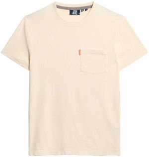 Superdry Tričko 'Essential'  svetlobéžová