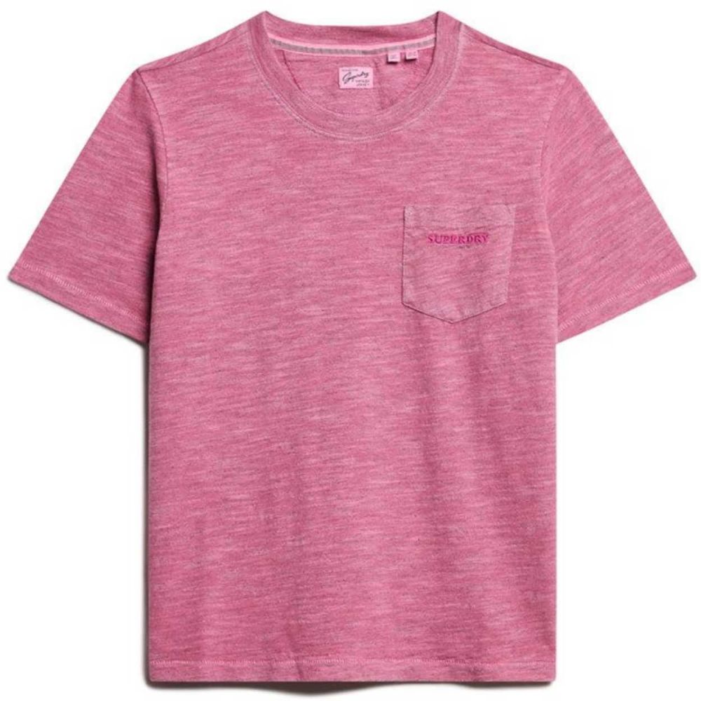 Superdry Tričko 'Essential'  fuksia