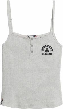 Superdry Top 'Essentials'  sivá melírovaná / čierna