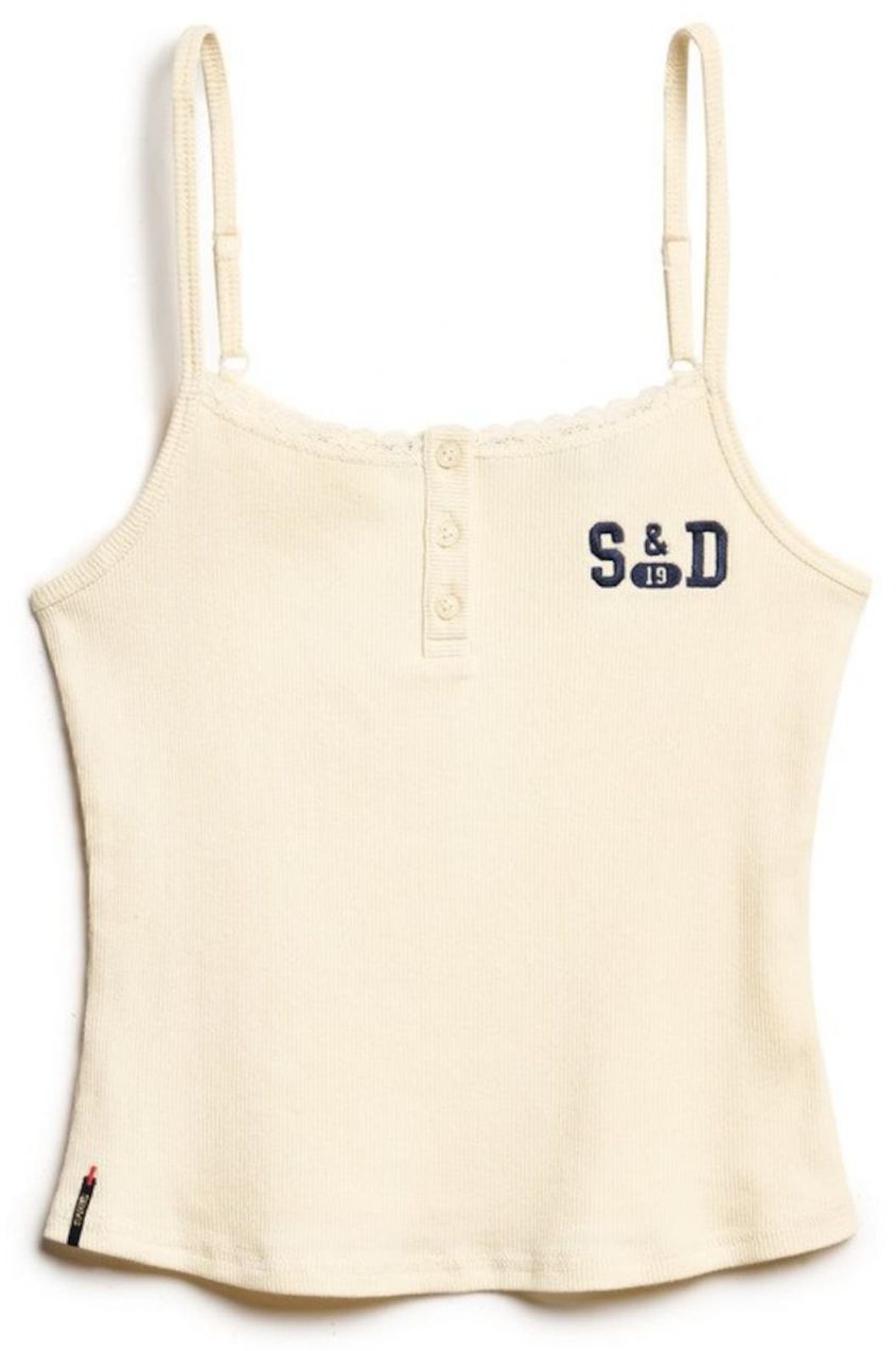Superdry Top 'Athletic Essentials'  béžová