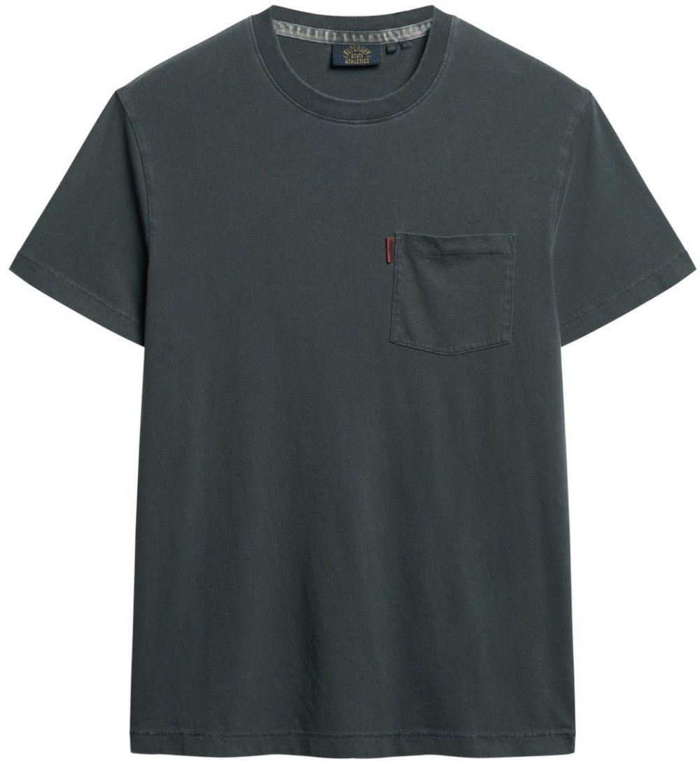Superdry Tričko  tmavosivá