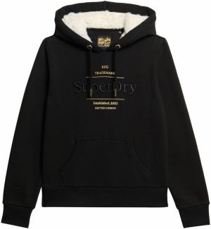 Superdry Mikina  zlatá / čierna