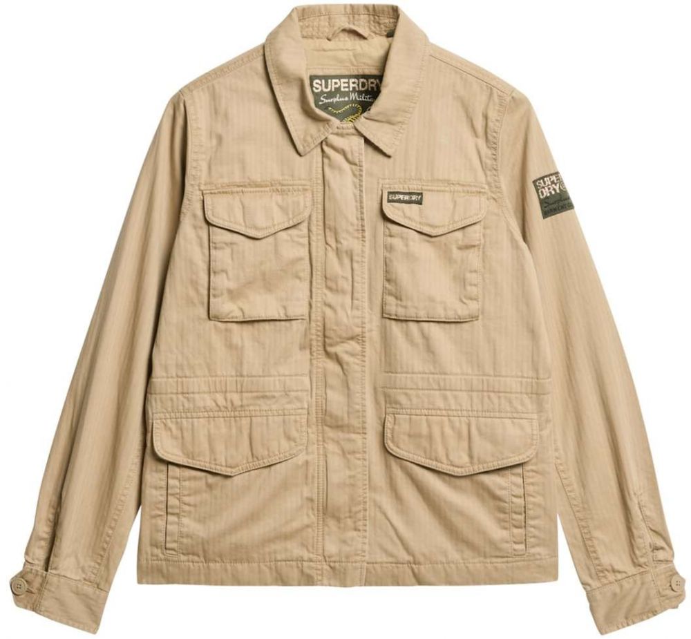 Superdry Prechodná bunda 'Military'  kaki