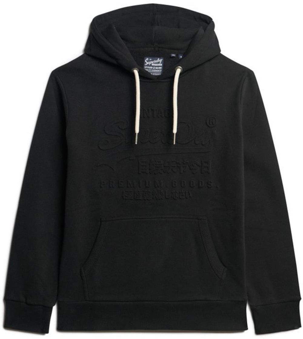 Superdry Mikina  čierna