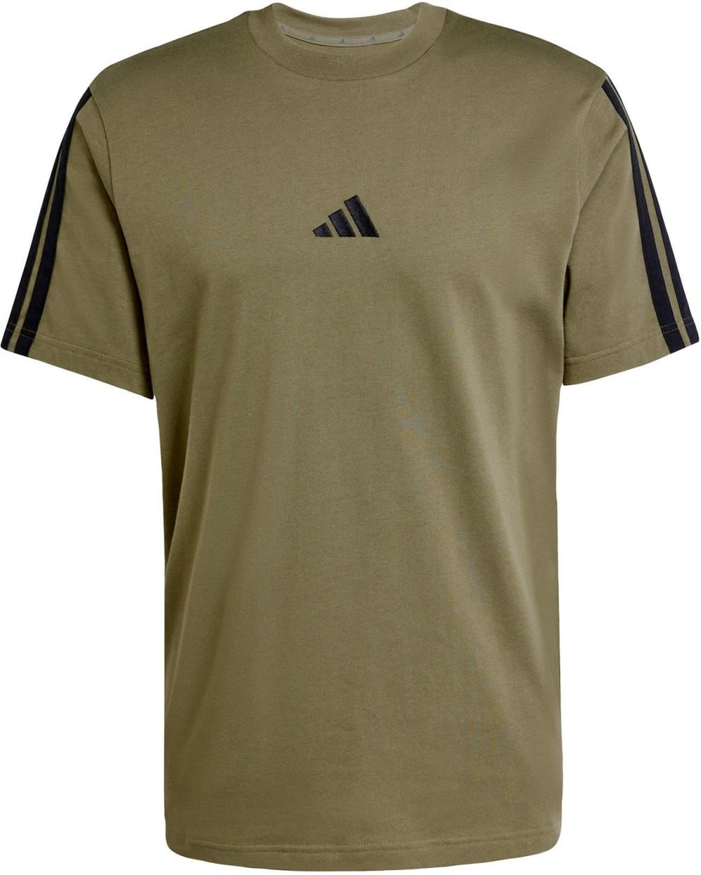ADIDAS SPORTSWEAR Funkčné tričko 'Essentials'  olivová / čierna
