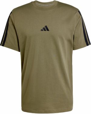 ADIDAS SPORTSWEAR Funkčné tričko 'Essentials'  olivová / čierna