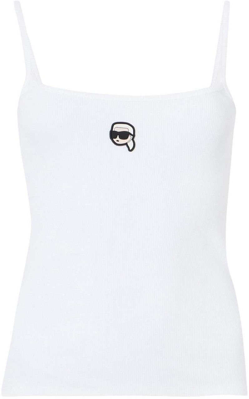 Karl Lagerfeld Top 'Ikon'  krémová / čierna / biela