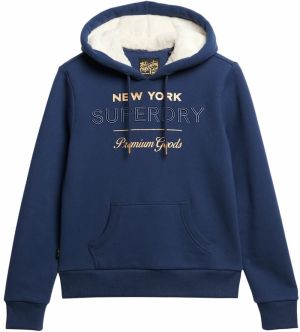 Superdry Mikina  tmavomodrá / zlatá žltá