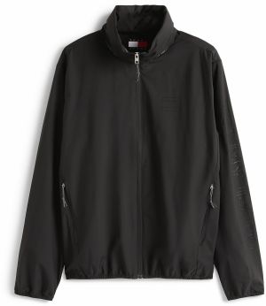 Tommy Jeans Prechodná bunda  čierna