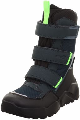 SUPERFIT Čižmy 'ROCKET'  limetová / petrolejová / čierna