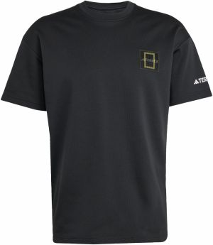 ADIDAS TERREX Funkčné tričko 'National Geographic'  námornícka modrá / horčicová / čierna / biela