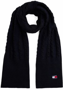 Tommy Jeans Šál 'HERITAGE'  červená / čierna / biela