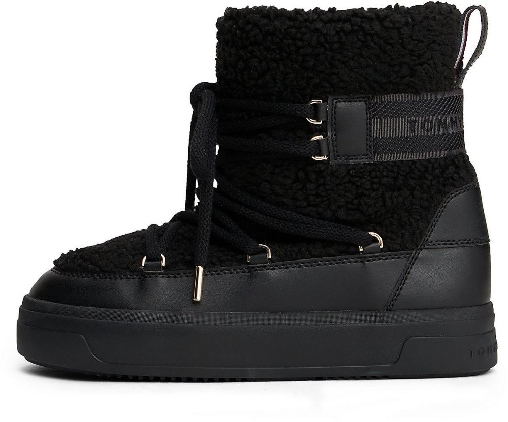 TOMMY HILFIGER Snehule  čierna