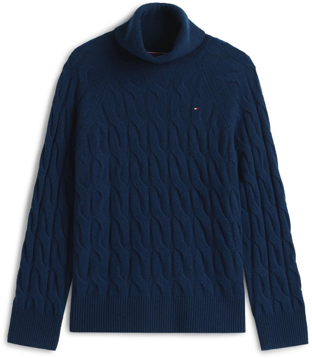 TOMMY HILFIGER Sveter  námornícka modrá