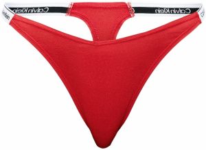 Calvin Klein Underwear Tangá  tmavočervená / čierna / biela