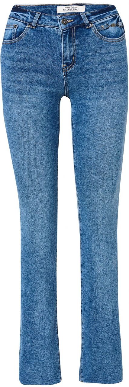 KOROSHI Džínsy  modrá denim