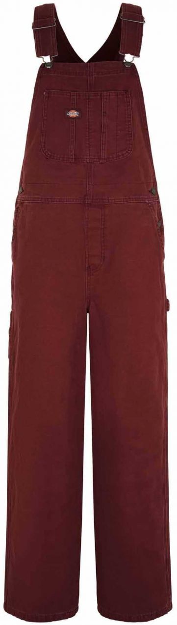 DICKIES Overal 'Bib'  hrdzavohnedá