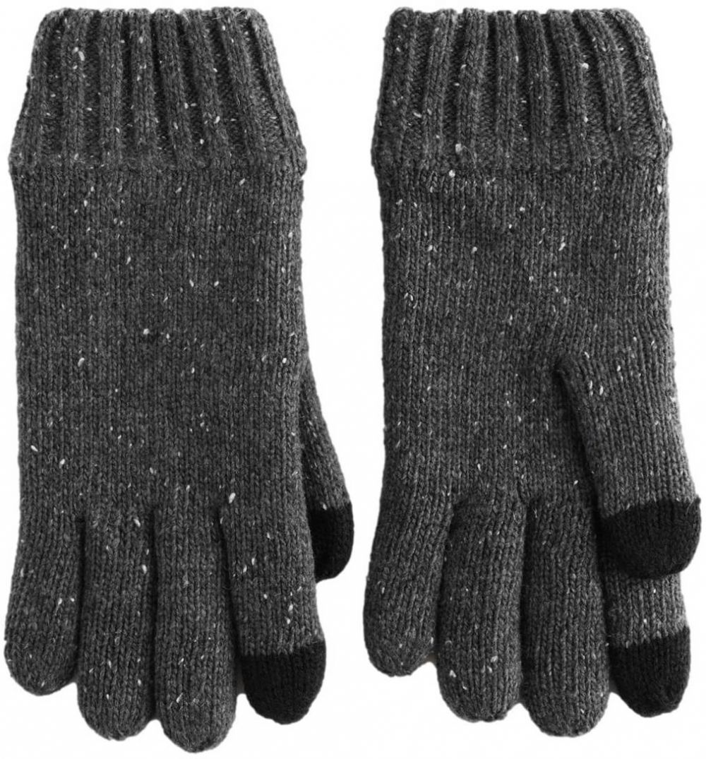 Next Prstové rukavice  tmavosivá / čierna