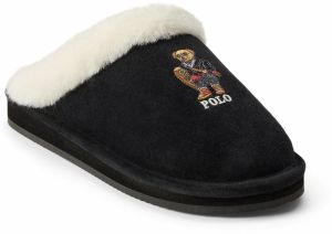 Polo Ralph Lauren Šľapky 'KAYLEIGH'  čierna / biela