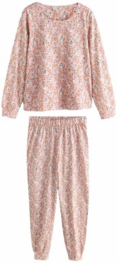 Cath Kidston Pyžamo  sivá / pastelovo ružová / červená