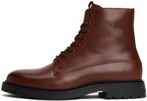 TOMMY HILFIGER Šnurovacie čižmy  hnedá