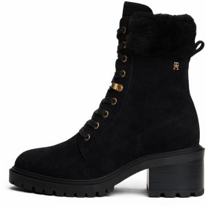 TOMMY HILFIGER Šnurovacie členkové čižmy  čierna