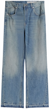 Bershka Džínsy  modrá denim