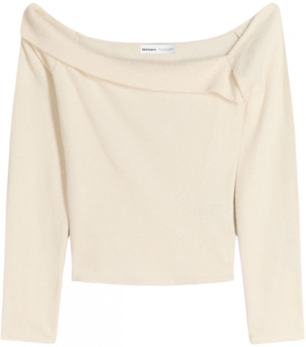 Bershka Sveter  nebielená