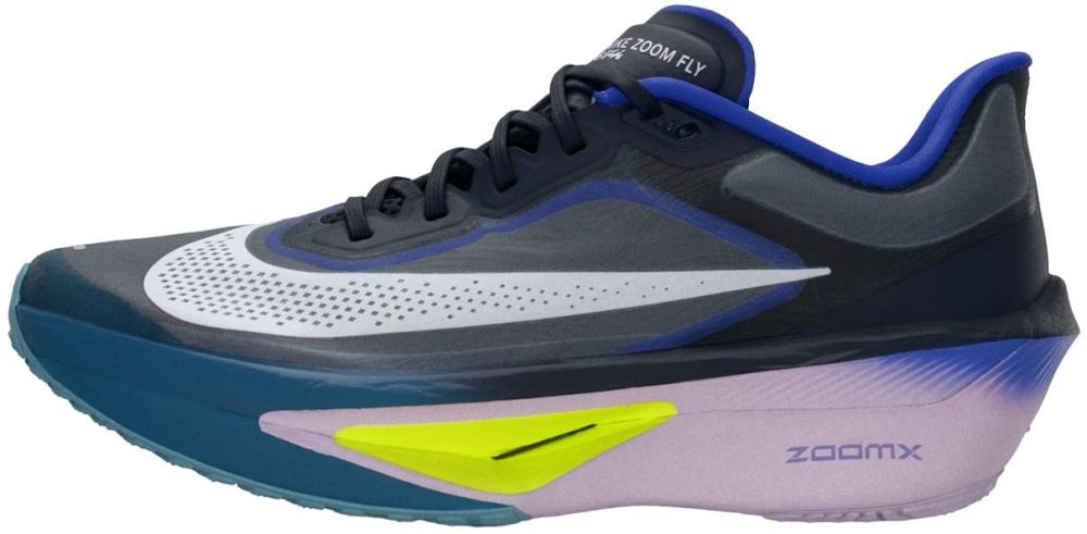 NIKE Bežecká obuv 'Zoom Fly 6'  námornícka modrá / tmavomodrá / šedobiela